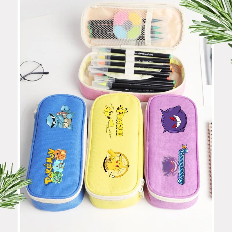 Stationery Office - Pokemons Pikachu Kalem Kutusu Sevimli Öğrenci