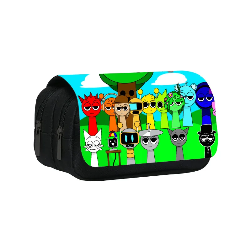 Pencil Case Large - Yeni Sprunki Kalem Kutusu Klasik Okul