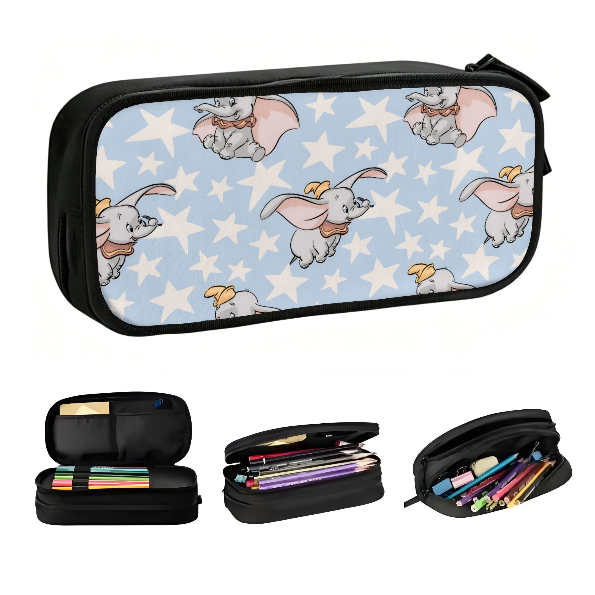 Pencil Case Large - D-Dumboes Karikatür Kawaii Kalem Kutusu Erkek