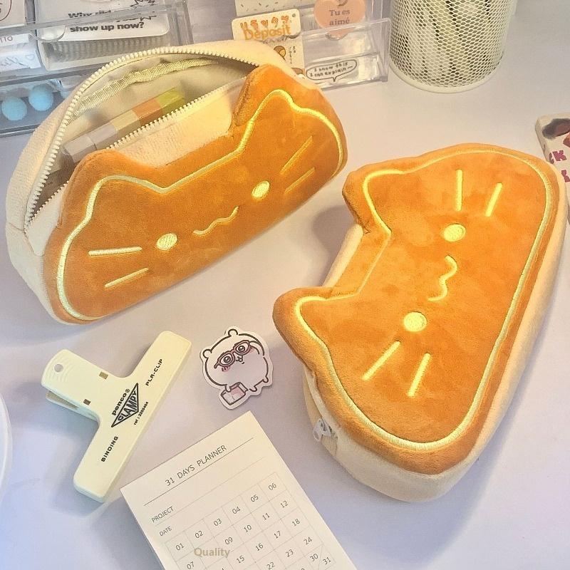 Pencil Case Large - 1 Adet Büyük Kapasiteli Kedi Şeklinde