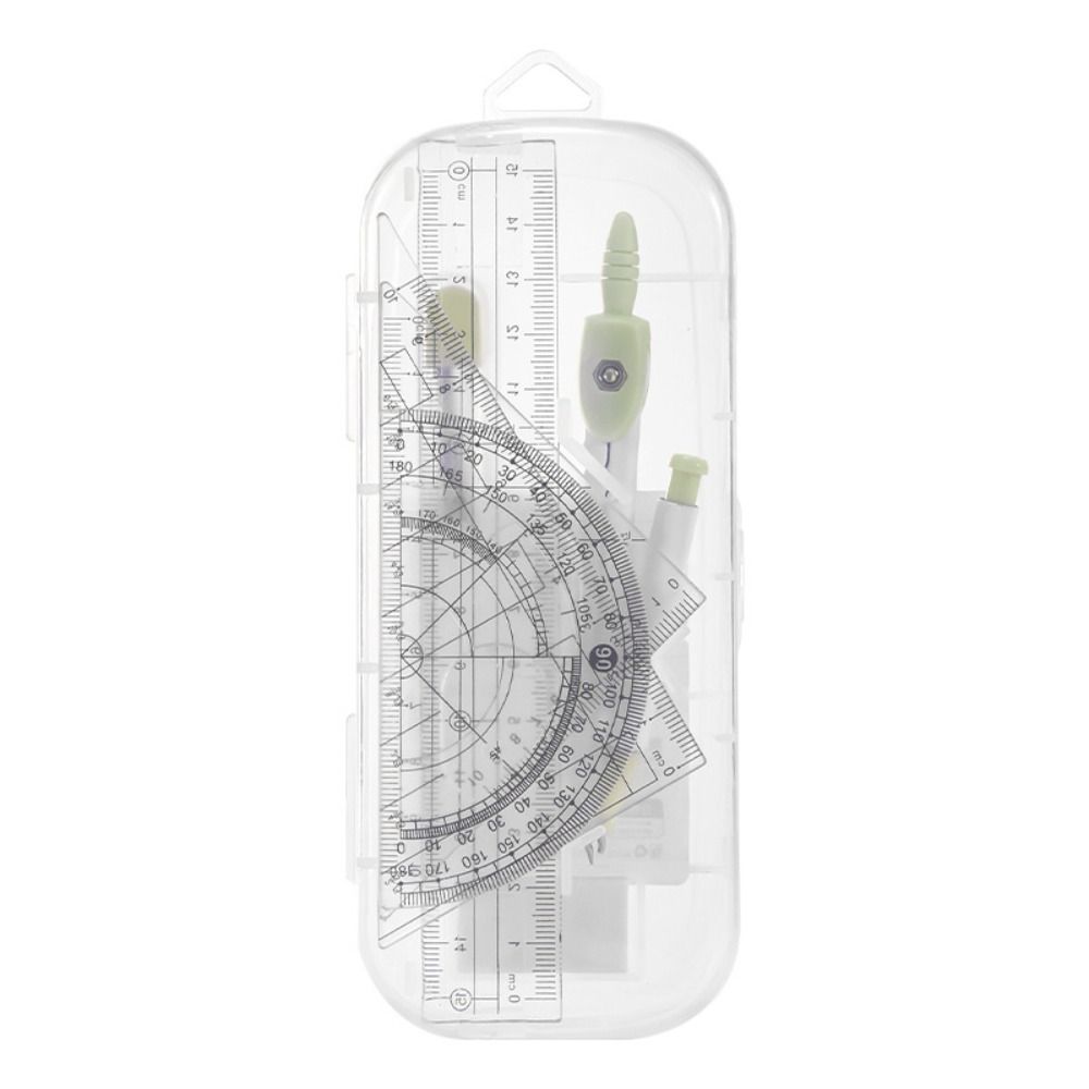 8 adet/takım Plastik Cetvel Pu - Compass Geometry Set incelemesi ve fiyatı