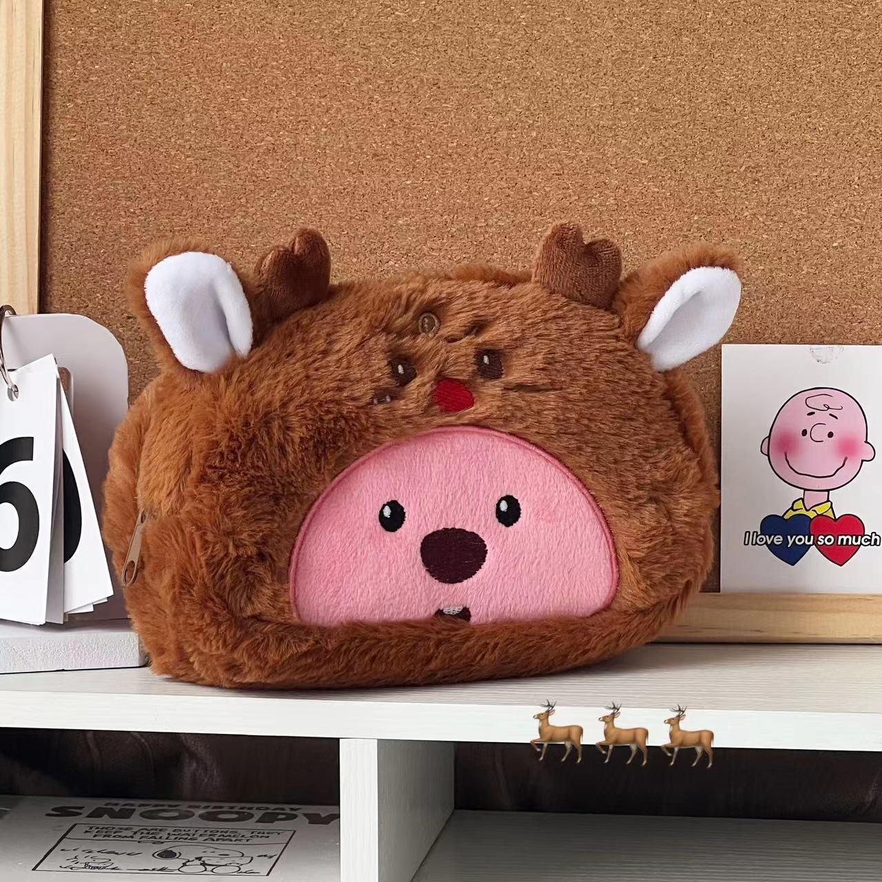 Karikatür peluş kalem çantası  - Pencil Case Large incelemesi ve fiyatı