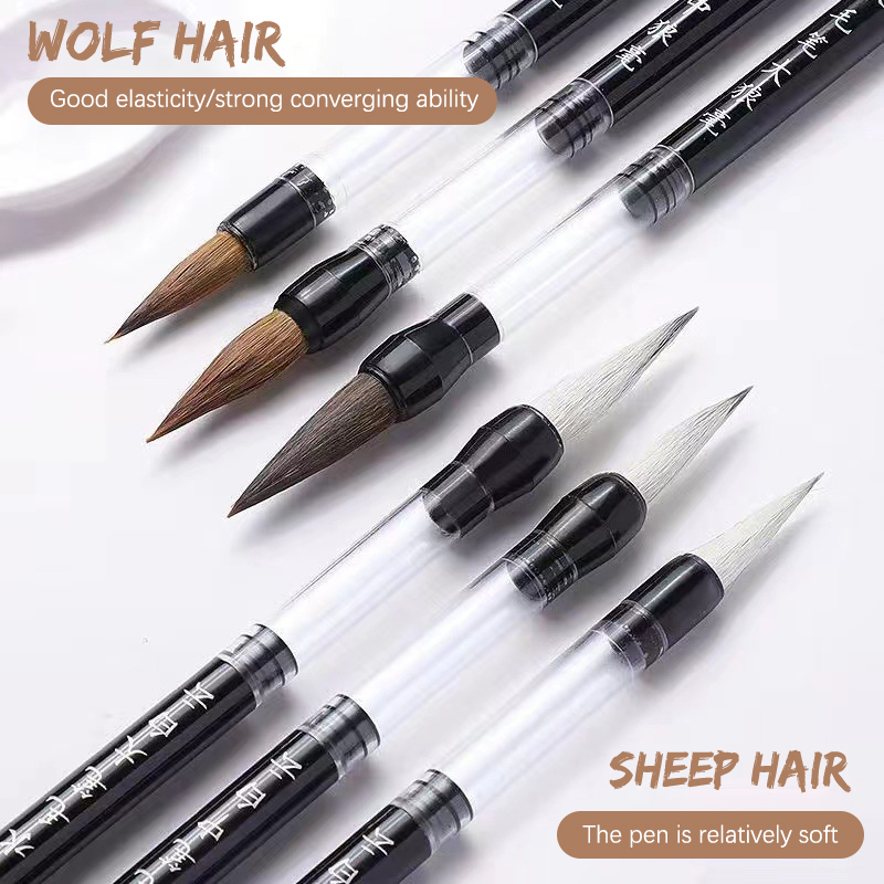 3 adet kaligrafi fırça seti su - Fountain Pen Ink incelemesi ve fiyatı